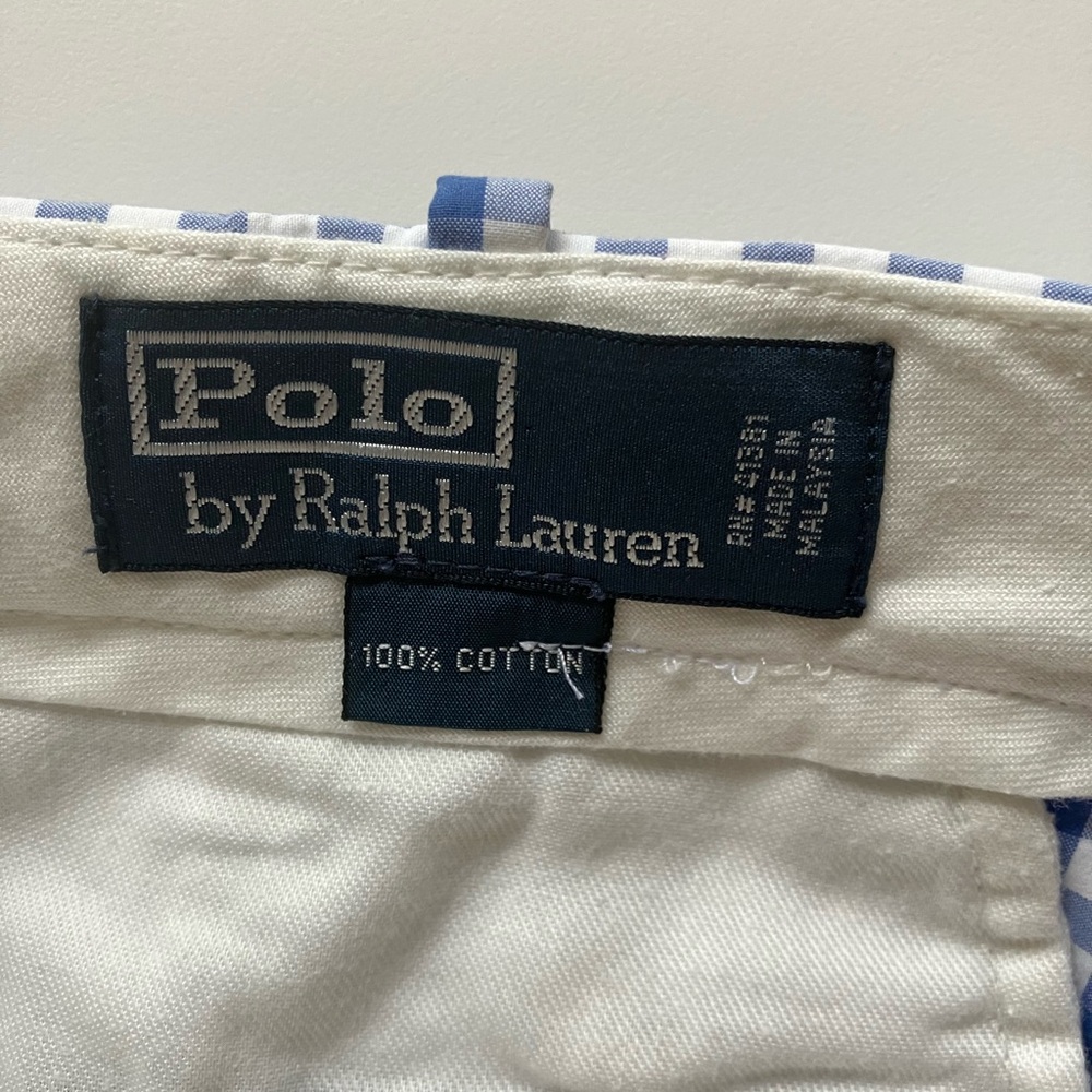 Vintage Polo Ralph Lauren Men’s Gingham Shorts. 100% Cotton. - Picture 7 of 7